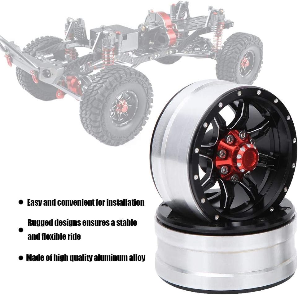 1:10 Scale 1.9inch Aluminium Alloy RC Wheel Hubs 4Pcs O7277