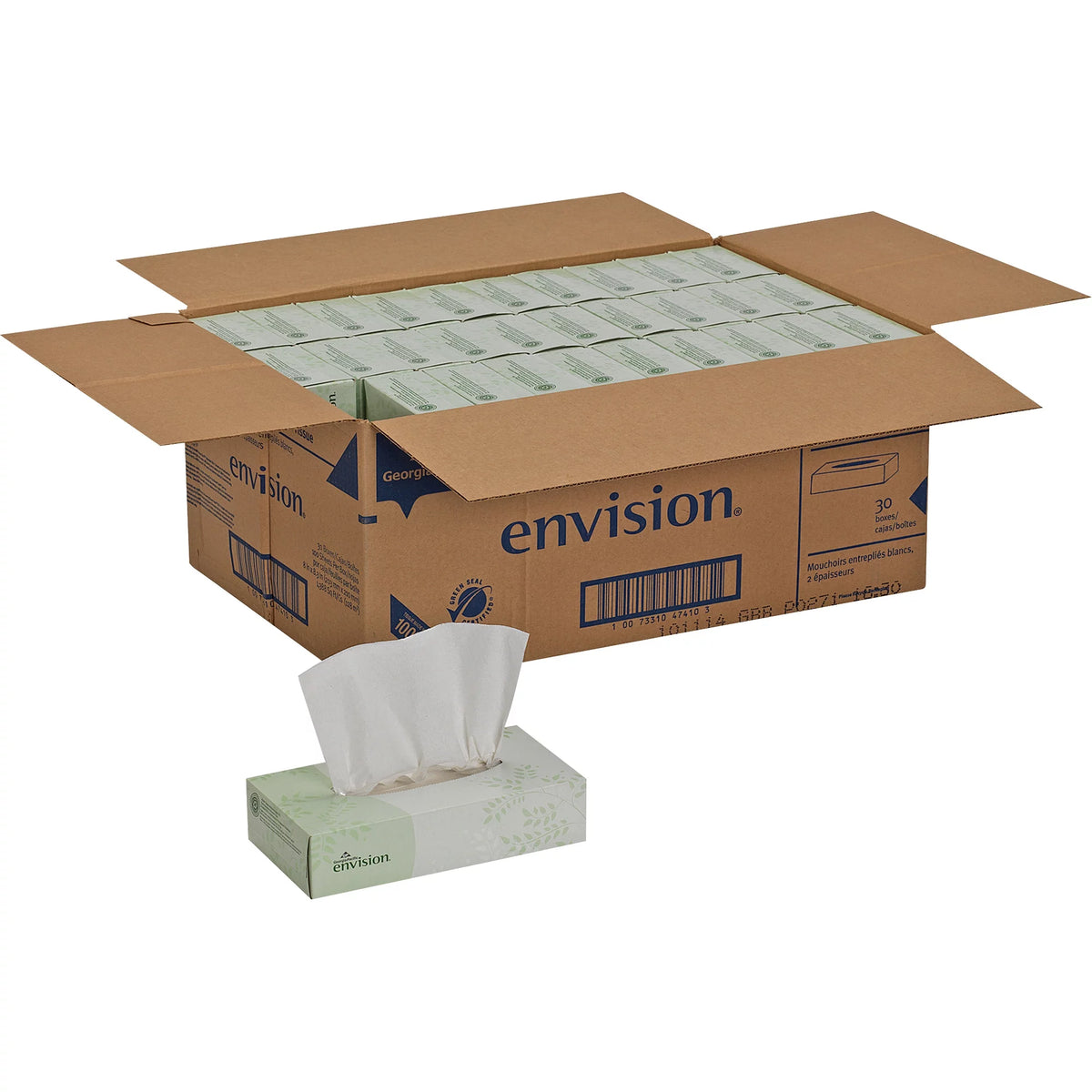 White 2-Ply Facial Tissue H50837