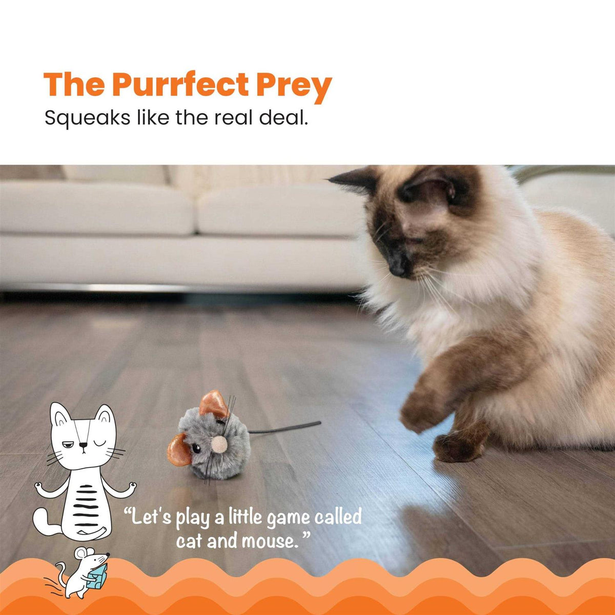 Squeak Mouse Cat Toy P433