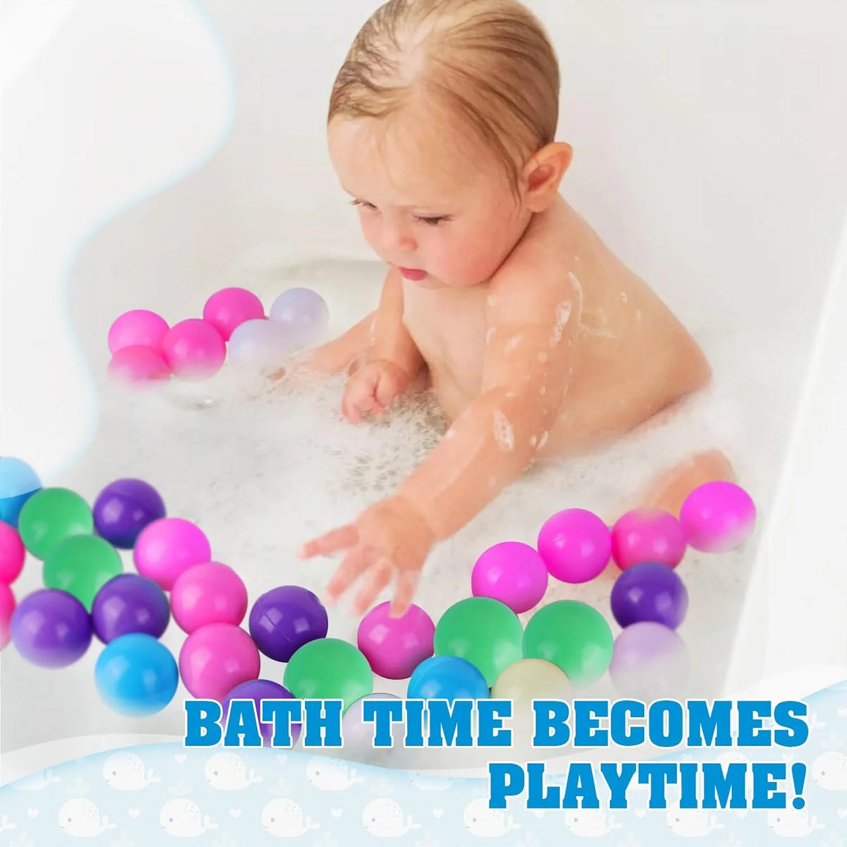 200 Count 8 Colors Plastic Ball Pit Balls with Storage Mesh Bag P82025