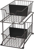 2 Tier Wire Basket Drawer Organizer E127