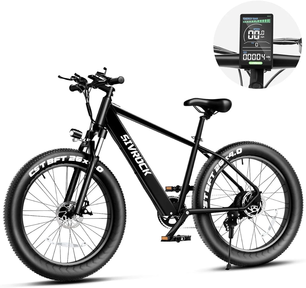 26" x 4.0 Fat Tire 1000W Electric Mountain Bicycle I4486