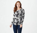 Black Camo Long-Sleeve Top D16975