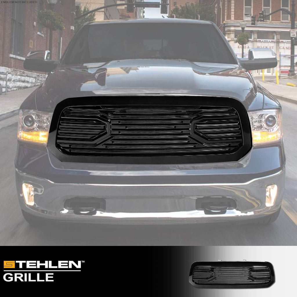 Black Front Hood Bumper Grille for Ram 1500 P323030