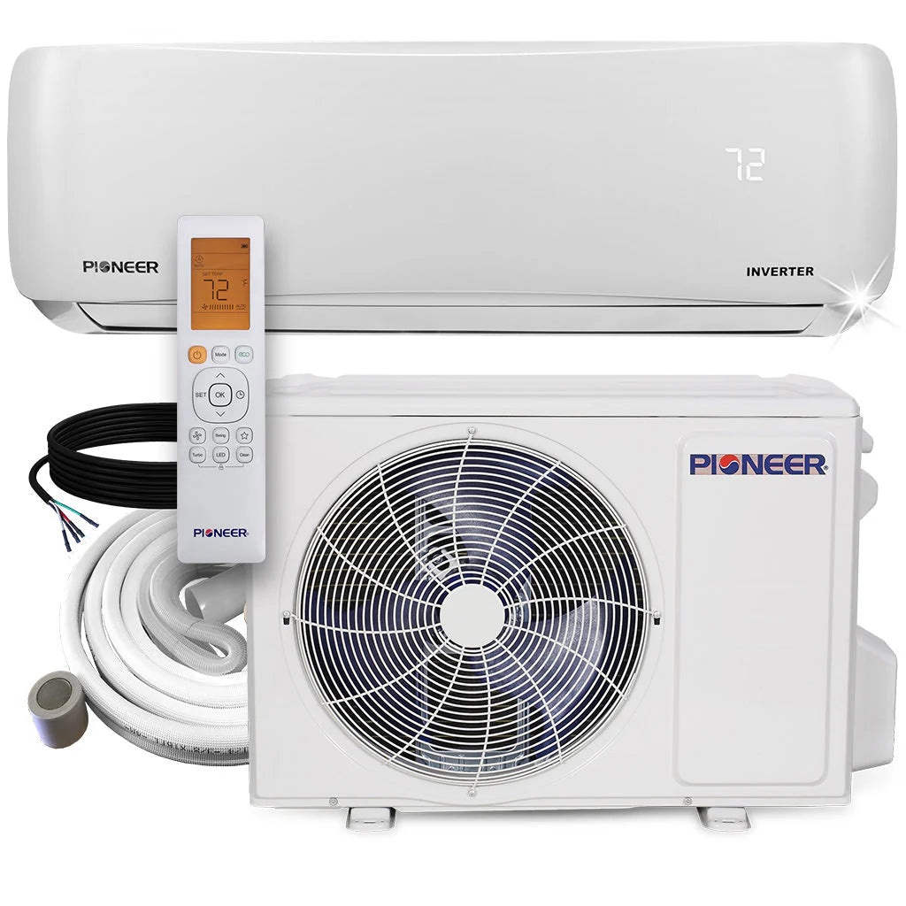 9,000 BTU 20.5 SEER 115V Ductless Mini-Split Inverter Air Conditioner Heat Pump System Z159383