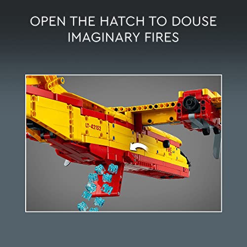 LEGO Technic Firefighter Aircraft Building Toy Model Airplane Set 42152 for Ages 10+ Y899