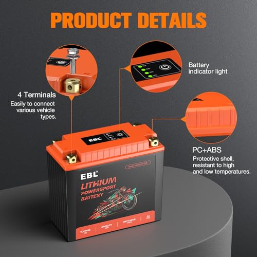 12V 18Ah Lithium Motorcycle Battery with BMS V197189