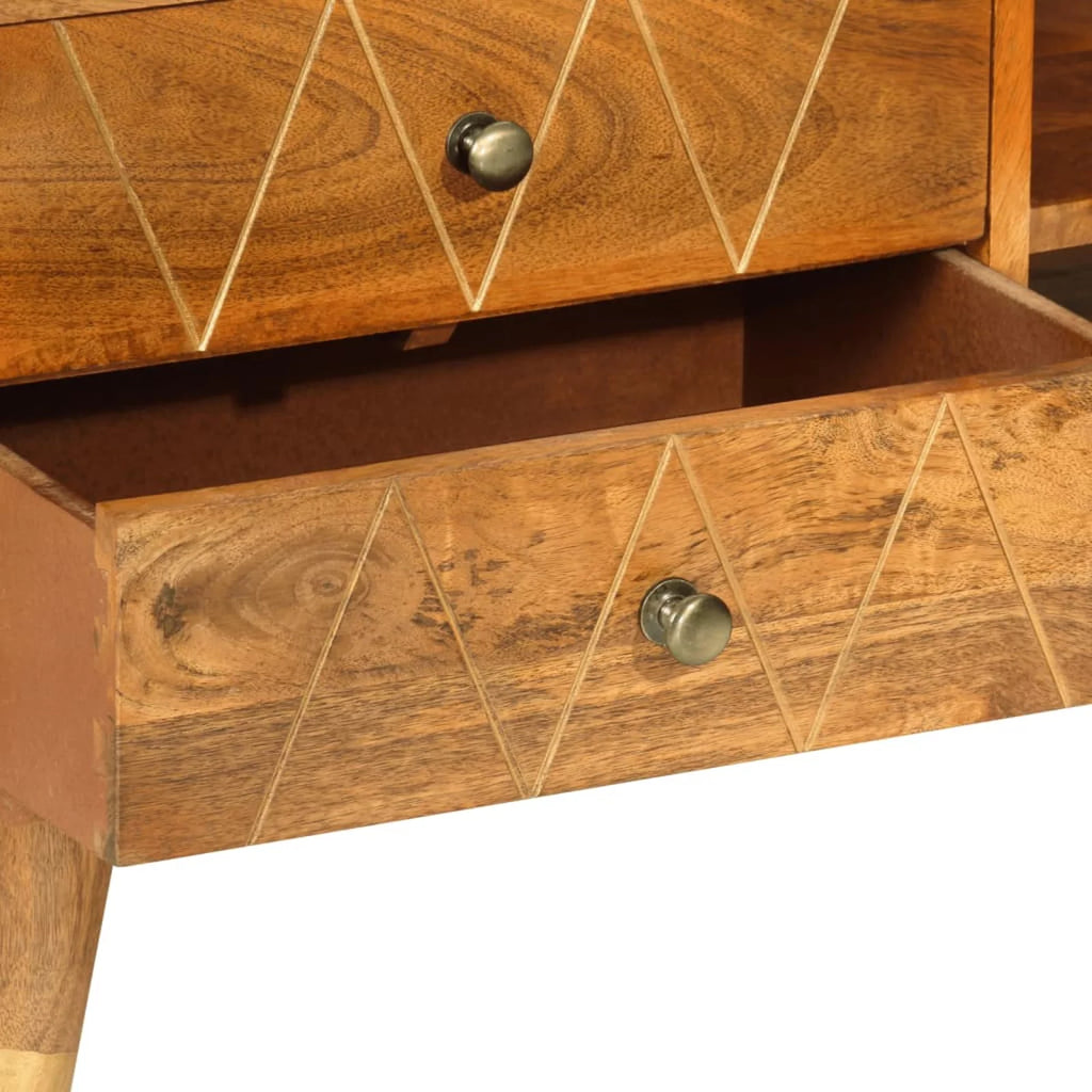 TV Cabinet Solid Mango Wood Y4553