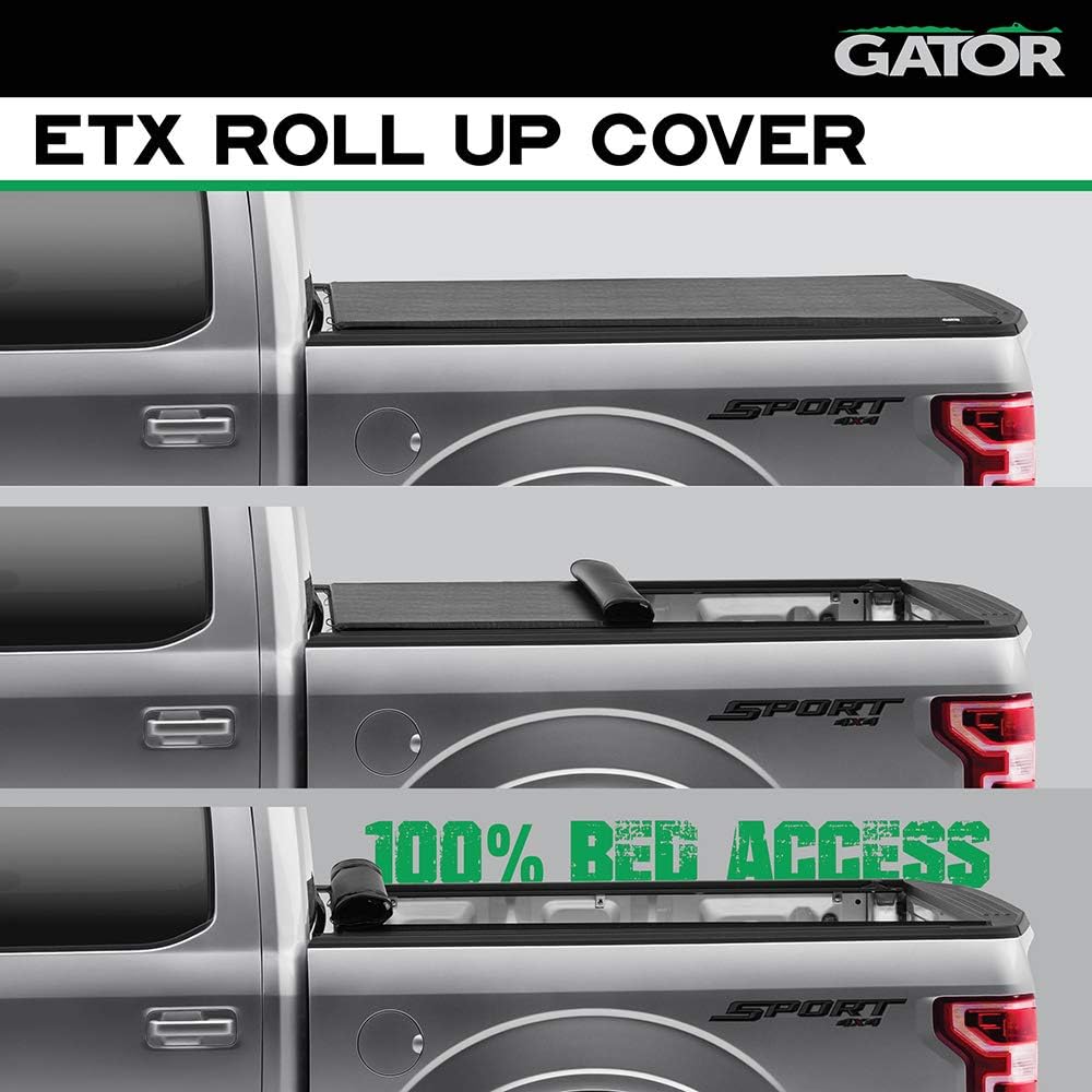 Soft Roll Up Truck Bed Tonneau Cover W91095