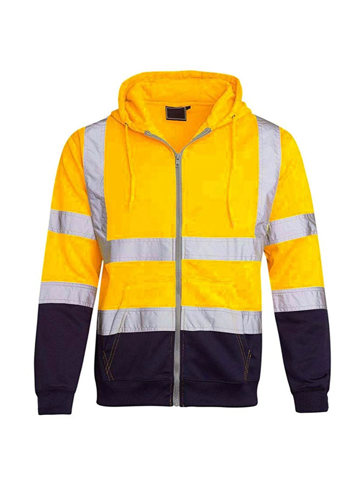 High Visibility Reflective Full Zip Hooded Sweatshirt L280992
