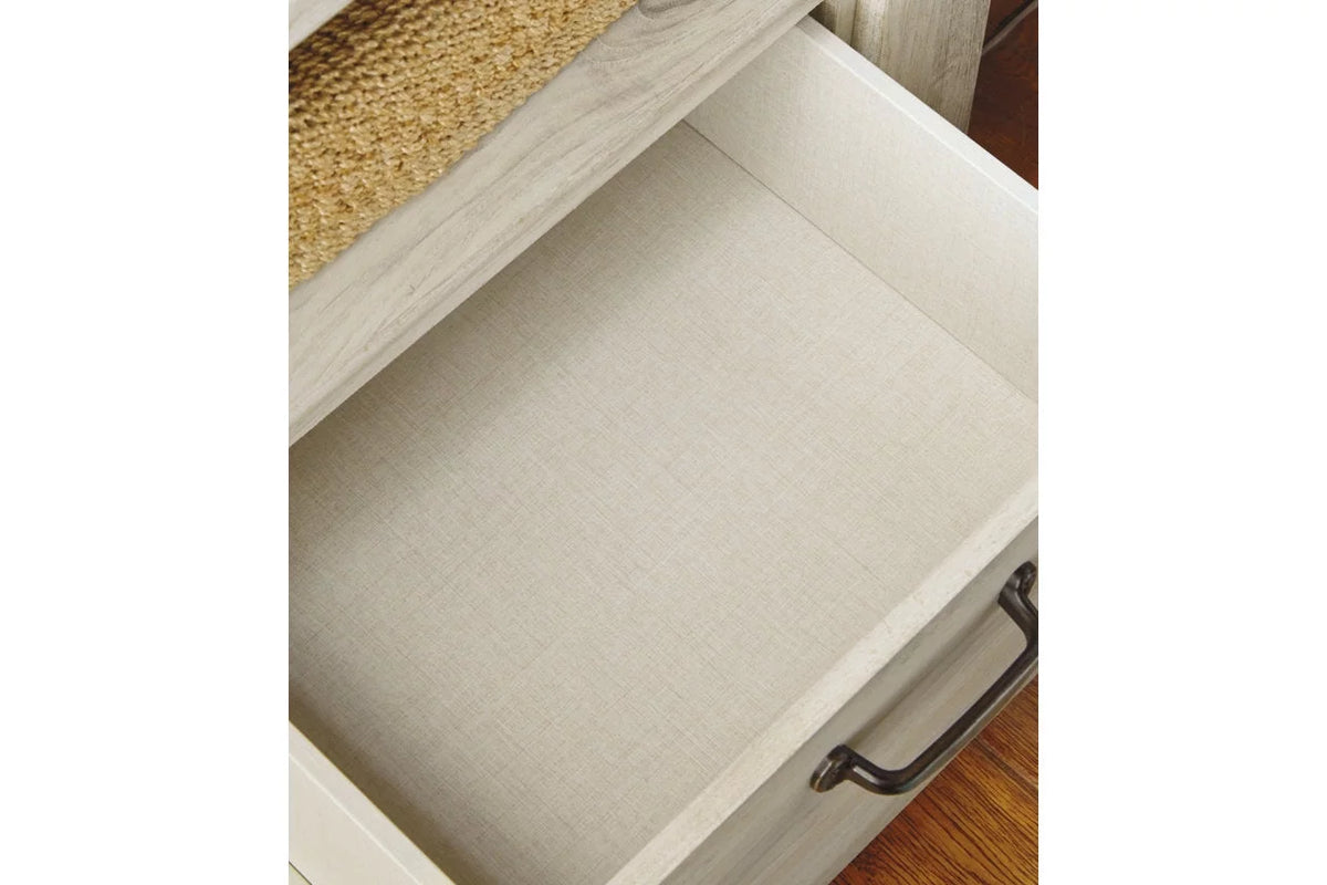 Whitewash 7 Drawer Dresser X672