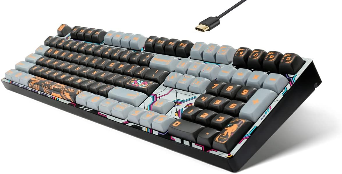 Wired 108 Keys Mechanical Gaming Keyboard M64329