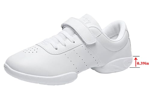 White Cheerleading Dance Shoes J840