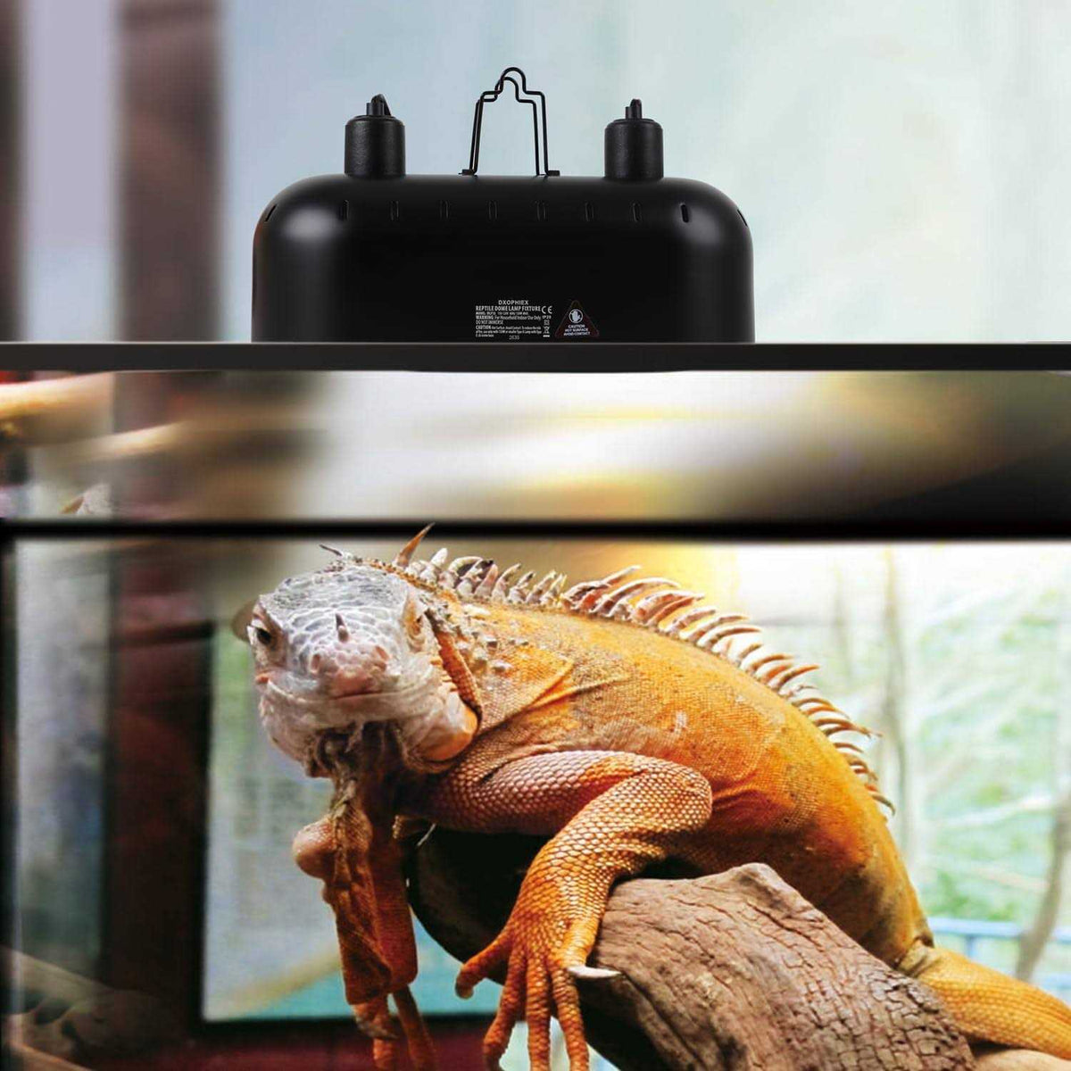 15inch Dual Reptile Light Fixture Max 150W E9354