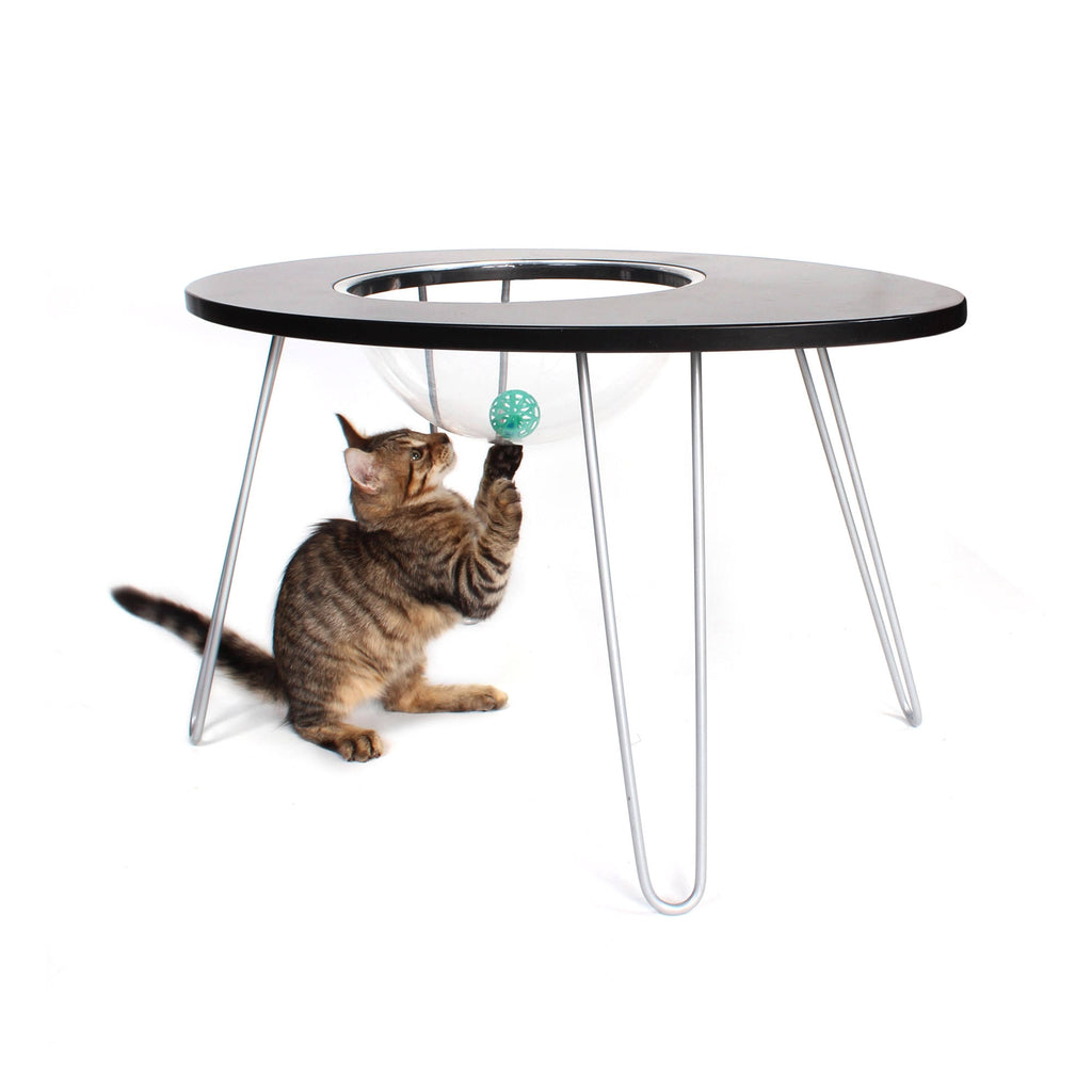 Raised Cat Bed and Side Table Q54970