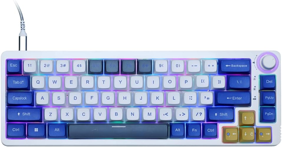 White Mechanical Keyboard Kit F535466