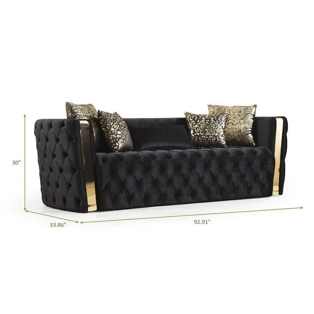 Velvet Sofa Set 3 2 1 Seater Upholstered X51868