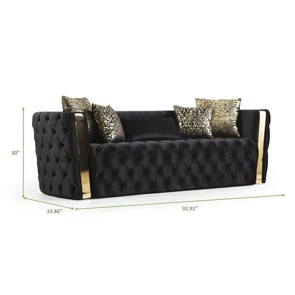 Velvet Sofa Set 3 2 1 Seater Upholstered X51868