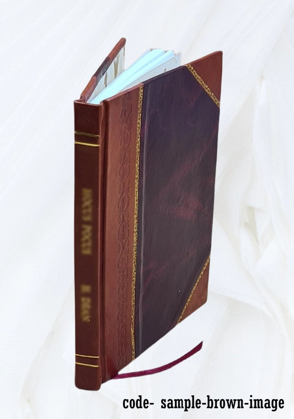Wheat and Barley Crosses Leather Bound Z864