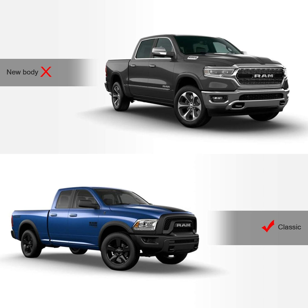 Black Front Hood Bumper Grille for Ram 1500 P323030