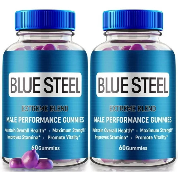 Blue Steel Gummies 120 Gummies D123