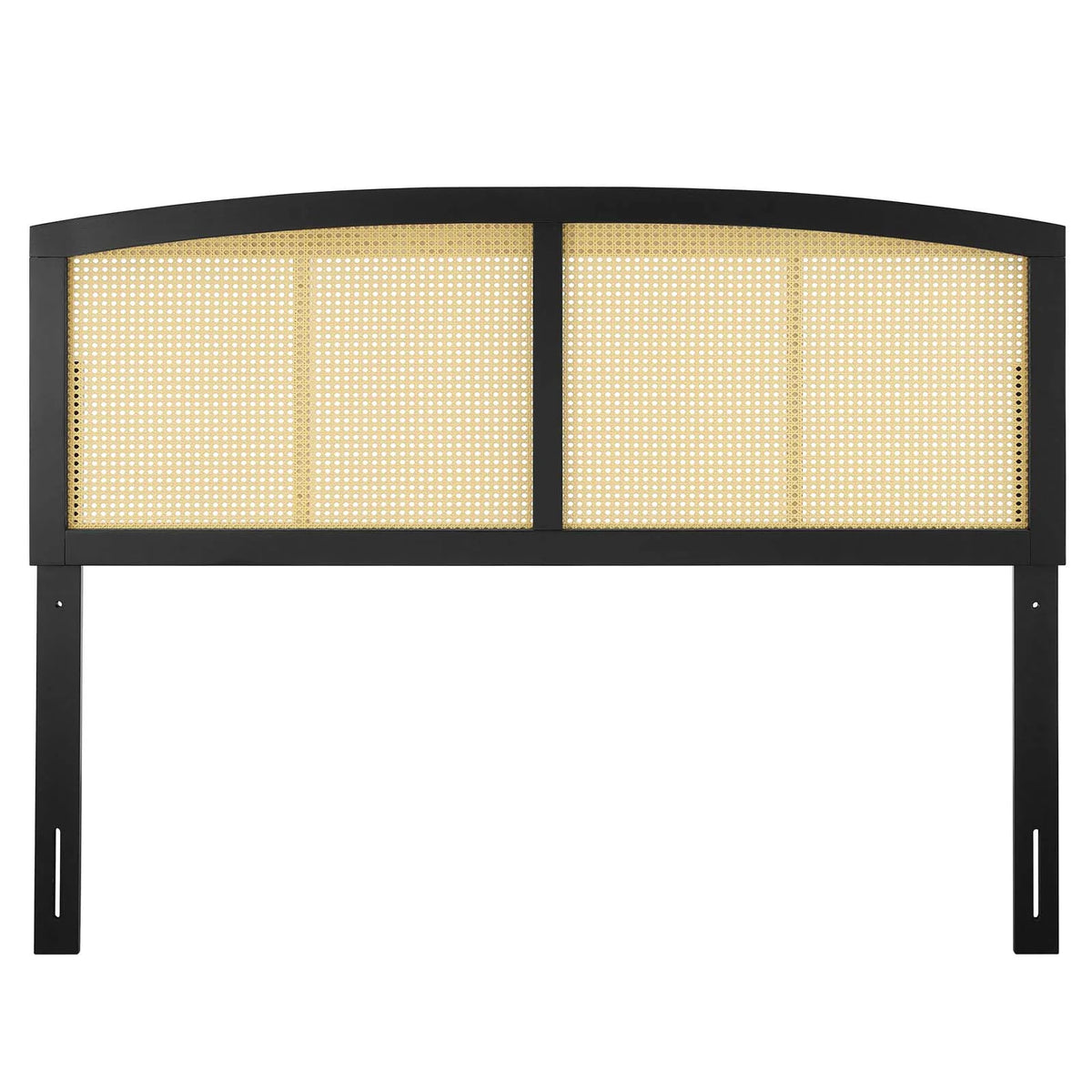 King Size Wood Black Headboard O6364
