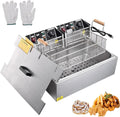 20L 5000W Electric Stainless Steel Deep Fryer with Basket P678601