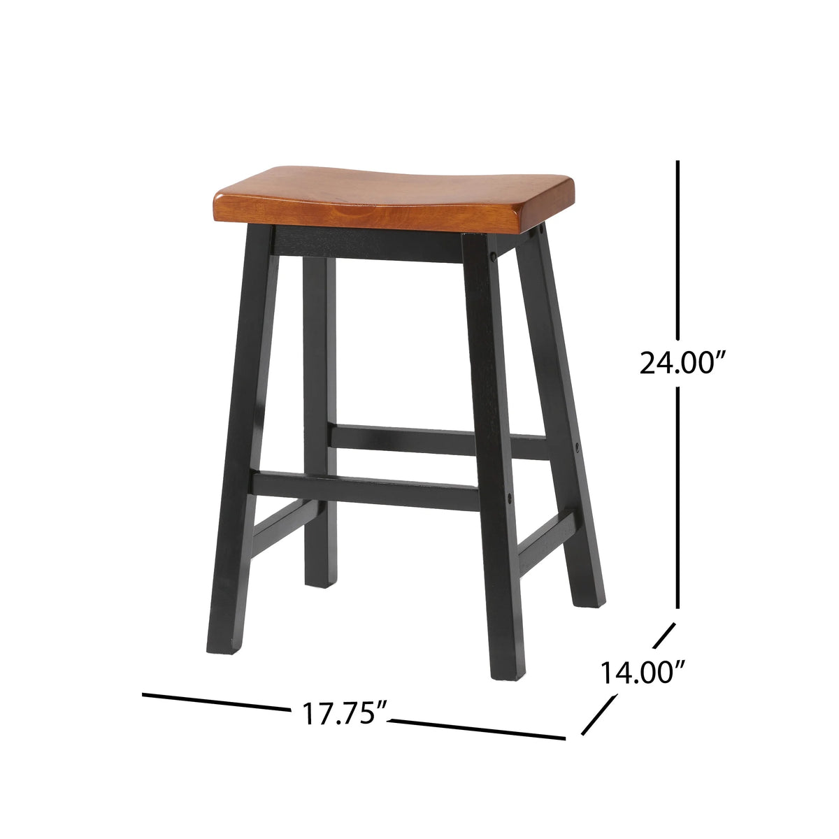 4 Piece Black Wood Dining Set Z699