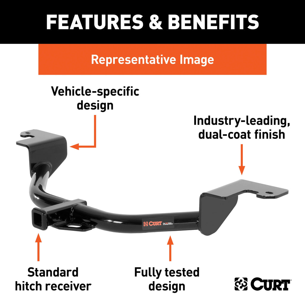 Class 1 Hitch with Ball Mount and Installation Hardware A1217