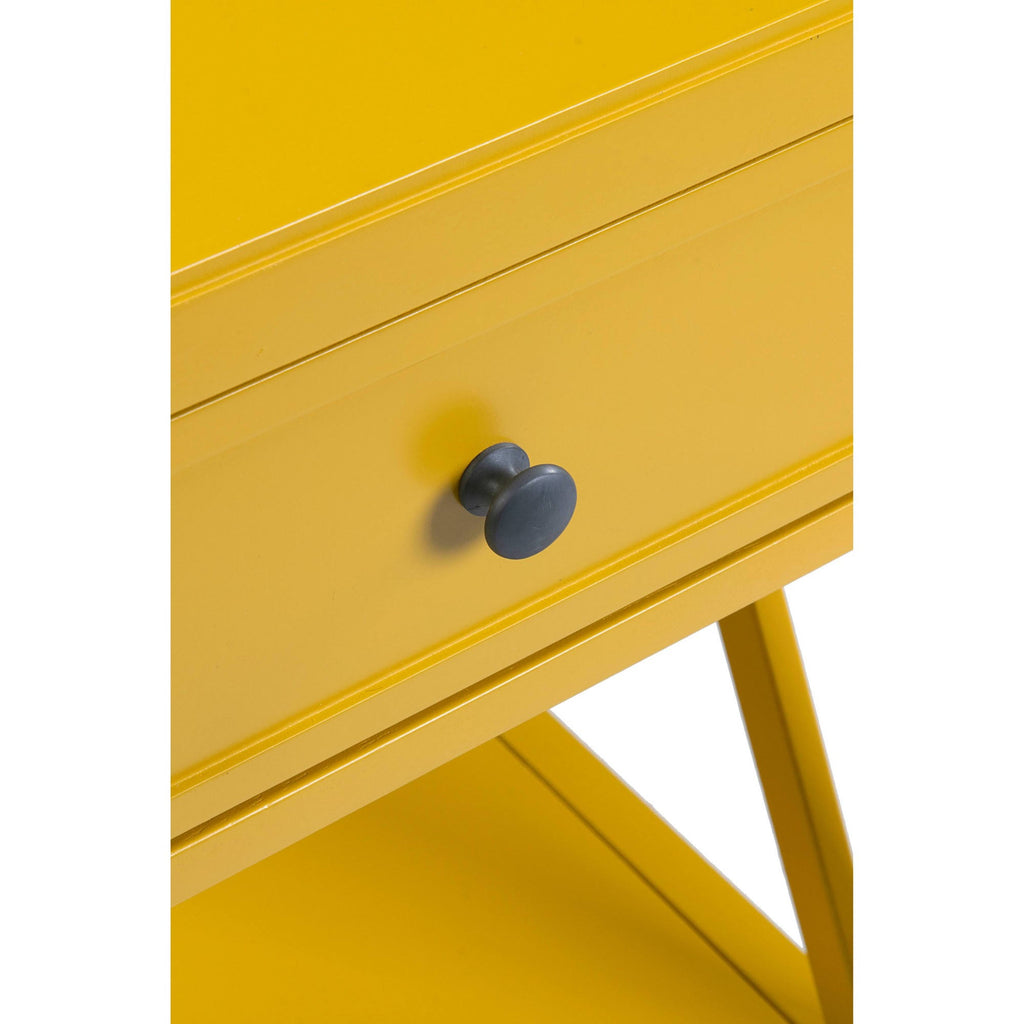 Yellow Acacia Accent Table J431597