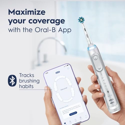 Midnight Black Rechargeable Electric Toothbrush with 1 Replacement Brush Head, Travel Case F22716