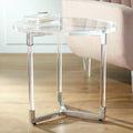Clear Round Acrylic Side Table O320478