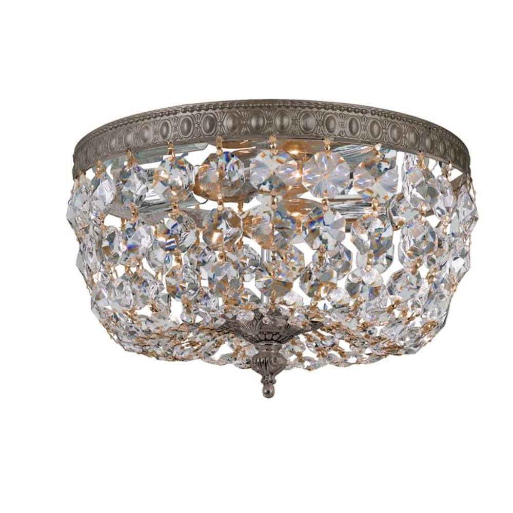 Bronze Two Light Ceiling Mount T9041
