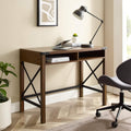42 Inch Grey Wash Writing Desk H8349