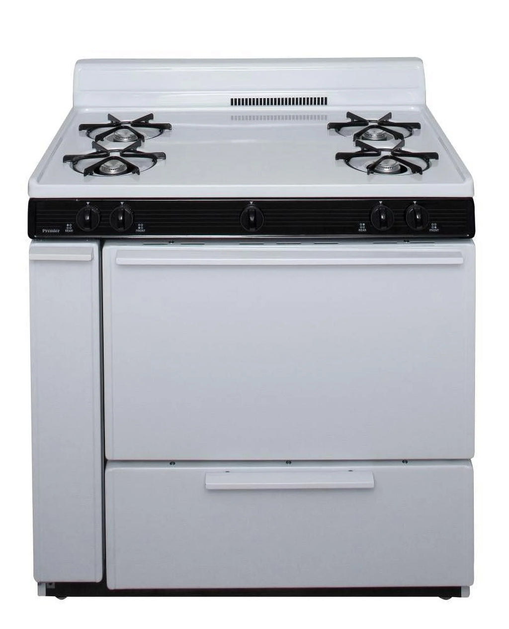 White Free Standing Gas Range N1868