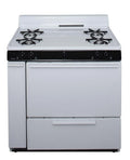 White Free Standing Gas Range N1868