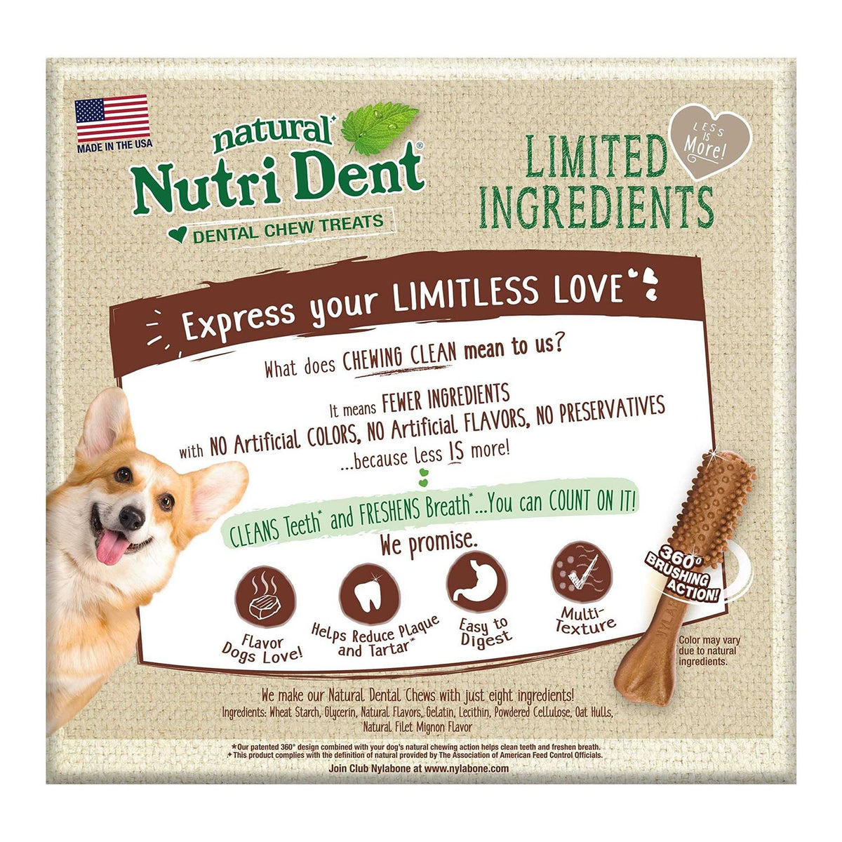 Nutri Dent Dental Chews Filet Mignon G753910