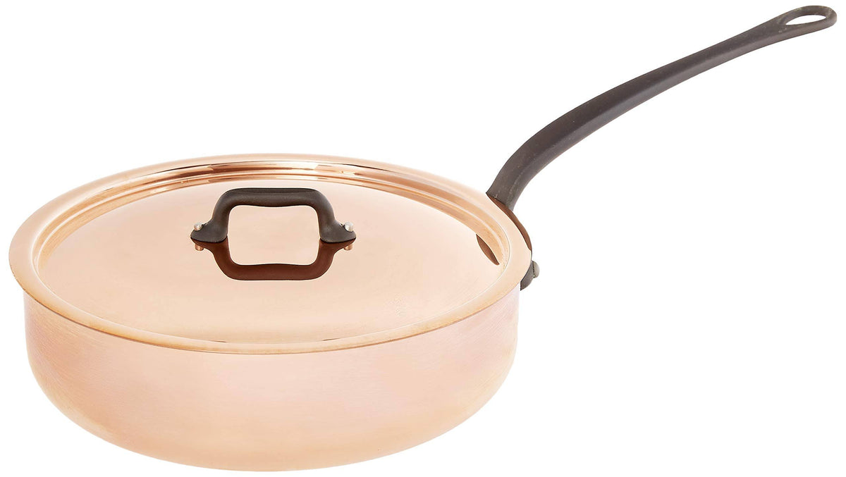 Copper Saute Pan with Lid 3.2 Qt. U937442