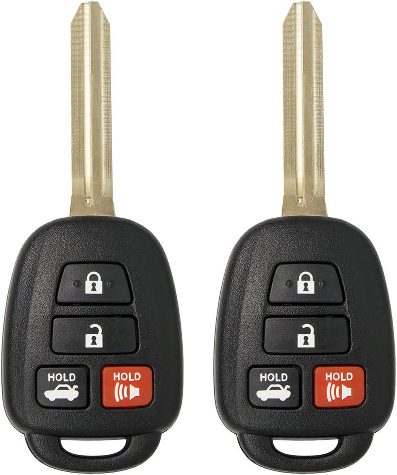 2 Pack Keyless Entry Remote Car Key O749