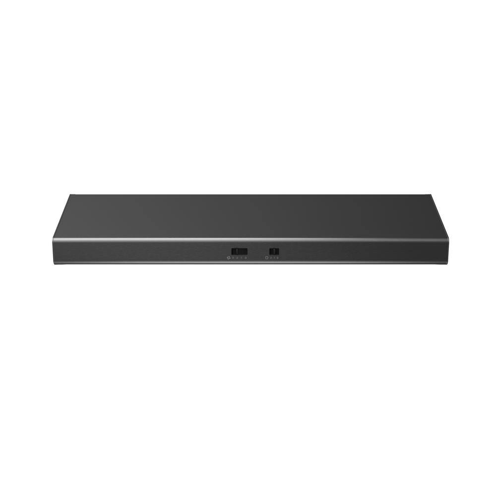 Black Stainless Steel Under Cabinet Range Hood B152