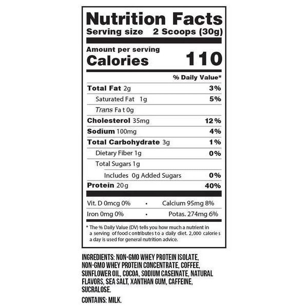 High Protein Iced Coffee Mocha Mint L65907