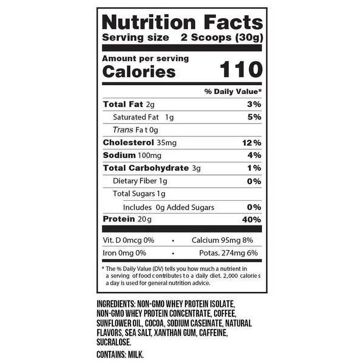 High Protein Iced Coffee Mocha Mint L65907