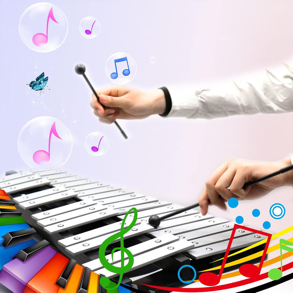 30 Notes Glockenspiel Kit Xylophone Bell with Carrying Bag N5284