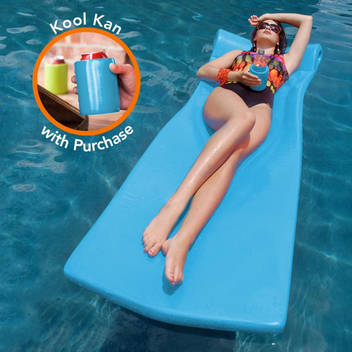 Marina Blue Foam Mattress Swimming Pool Float V812