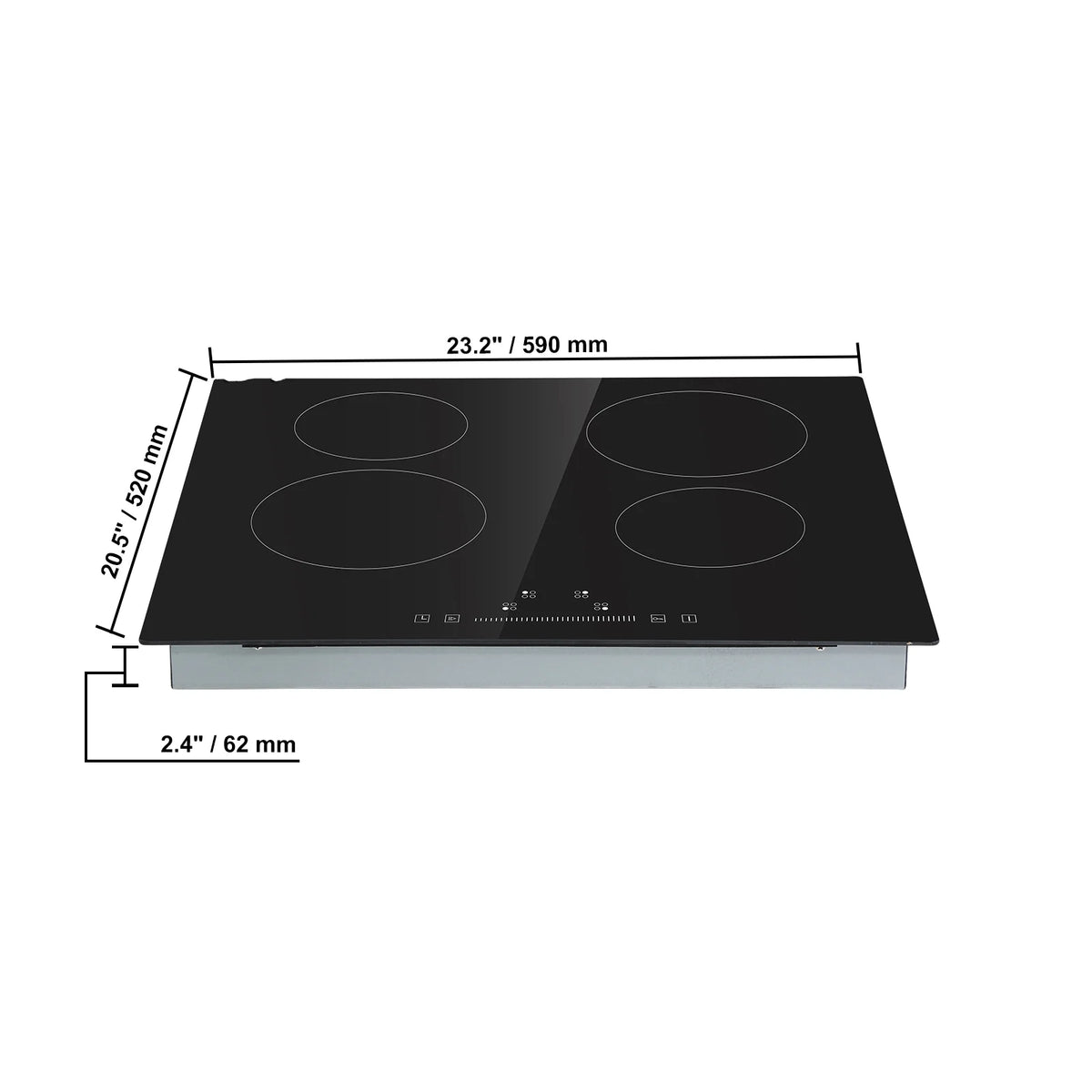 8600W Built-in Electric Ceramic Cooktop 5 Burners B929