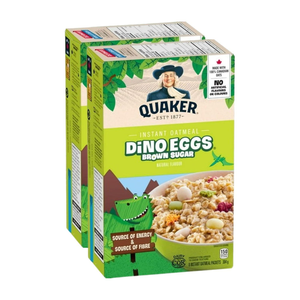 Dino Eggs Brown Sugar Instant Oatmeal, 10.7 oz (Pack of 2) P3181