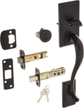 Iron Black Single Cylinder Exterior Handleset O453100