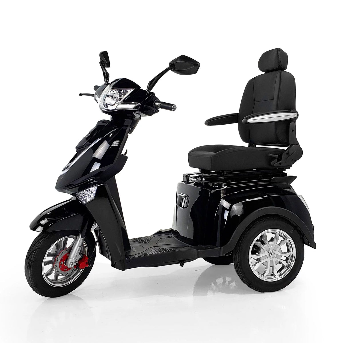 Red 3 Wheel Mobility Scooter, 300 lb. Weight Capacity U26070