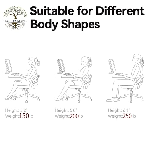 Black Mesh Ergonomic Desk Chair with Adjustable Backrest X2892