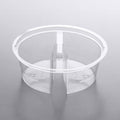4 oz Divided Clear Pet Wide Parfait Insert G821